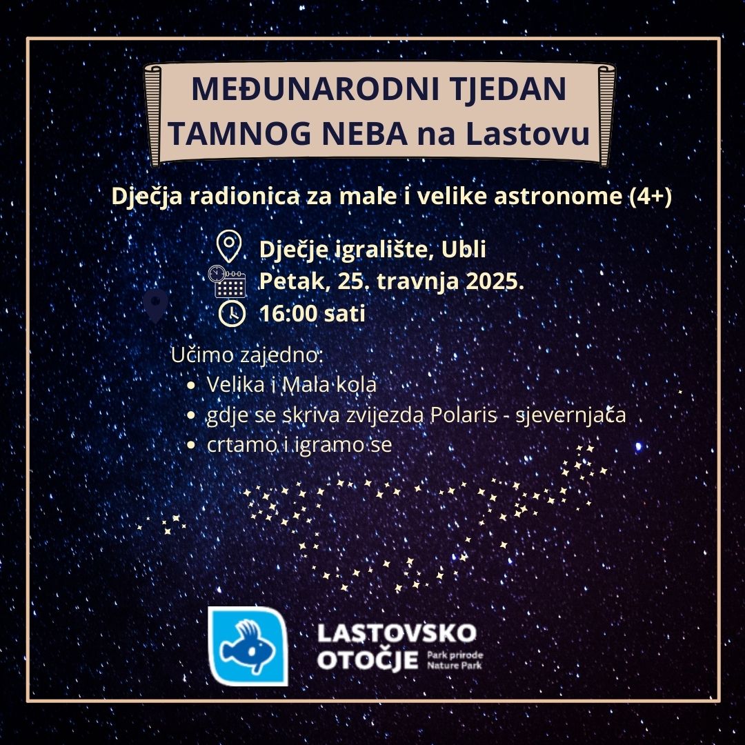 Pročitajte više o članku MEĐUNARODNI TJEDAN TAMNOG NEBA